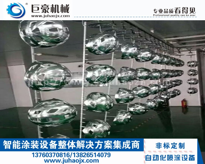 頭盔、安全帽自動噴涂線
