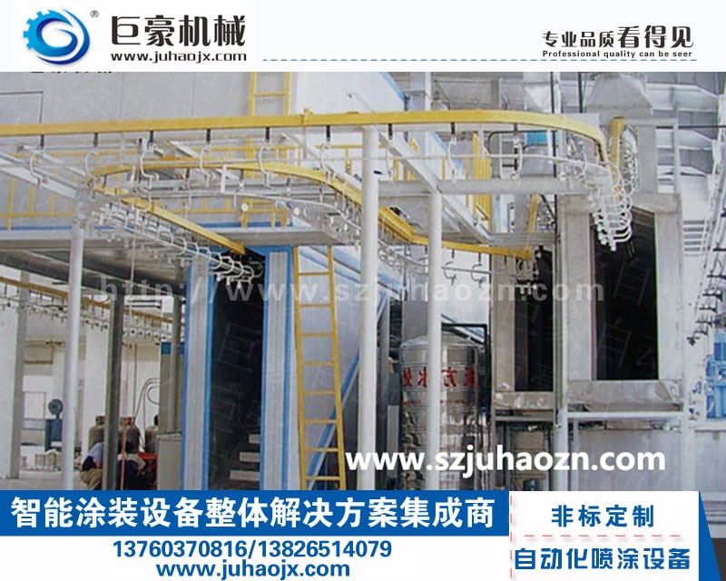 五金靜電噴粉流水線