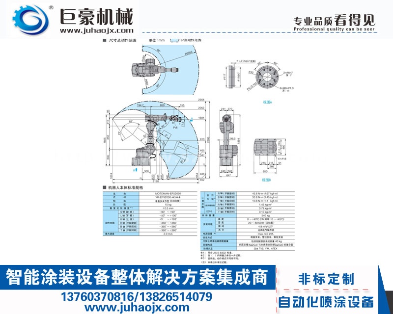 噴涂機(jī)器人技術(shù)資料