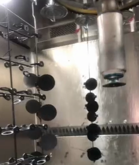 高端麥克風(fēng)DISK靜電噴涂線